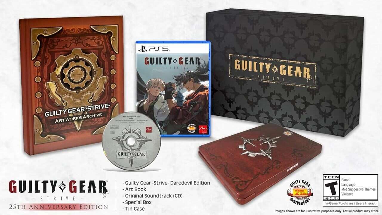 L'édition collector du 25e anniversaire de Guilty Gear Strive est en promotion sur Amazon
