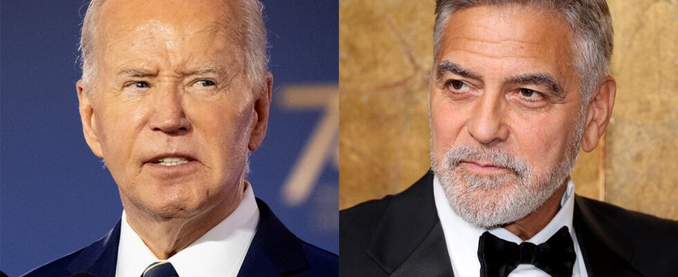 Joe Biden and George Clooney