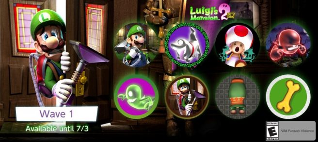 Icônes de Luigi's Mansion 2 HD Switch Online vague 1