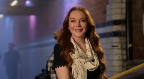 Lindsay Lohan smiling in Irish Wish