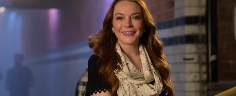 Lindsay Lohan smiling in Irish Wish