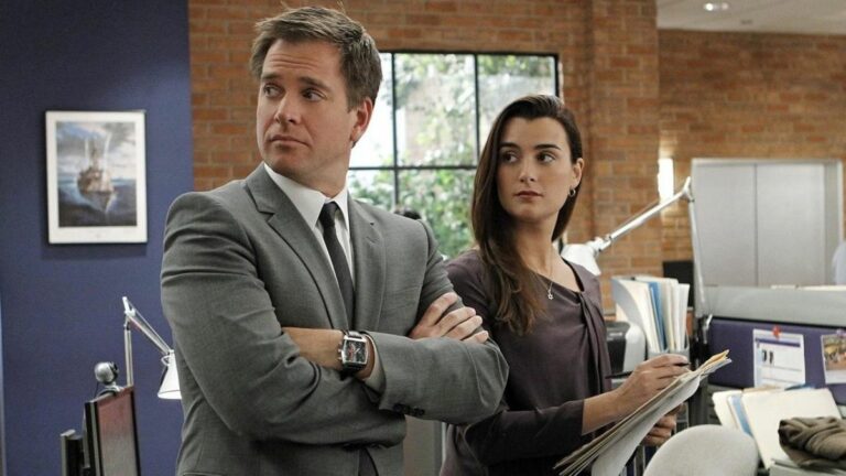 tony and ziva side-by-side on ncis