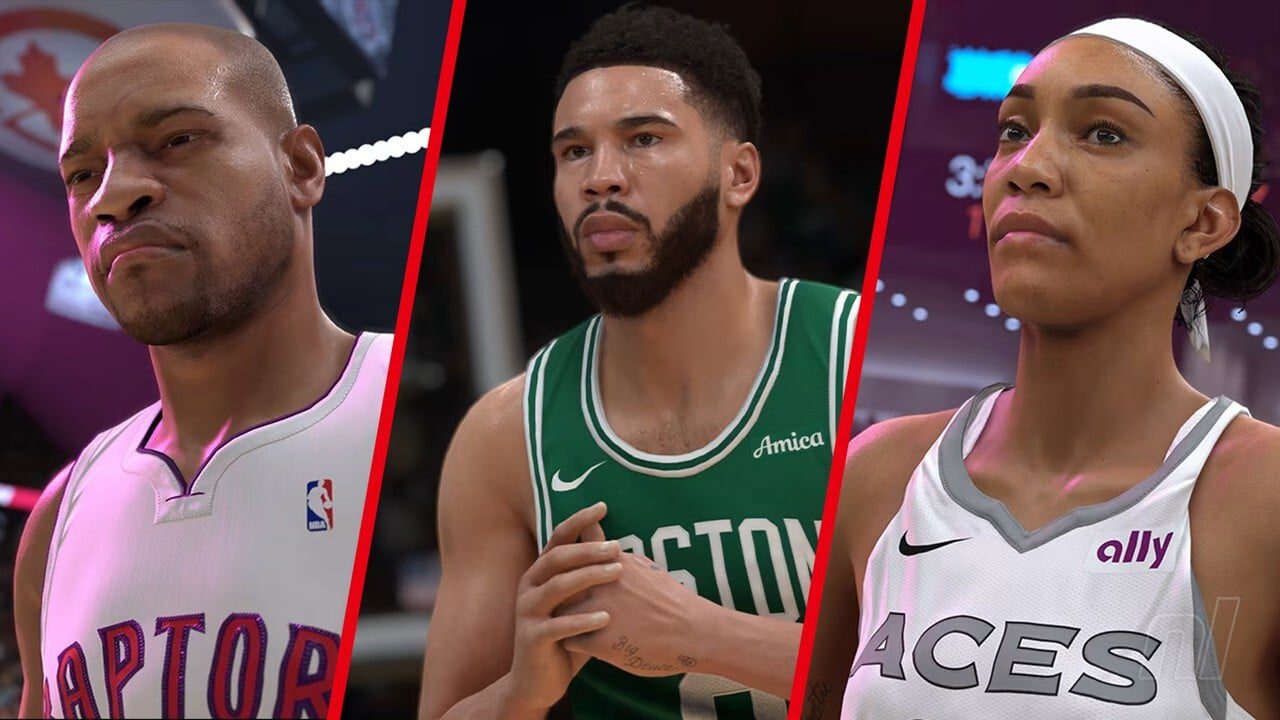 NBA 2K25 annonce une date de sortie en septembre et un trio d'athlètes sur la couverture
