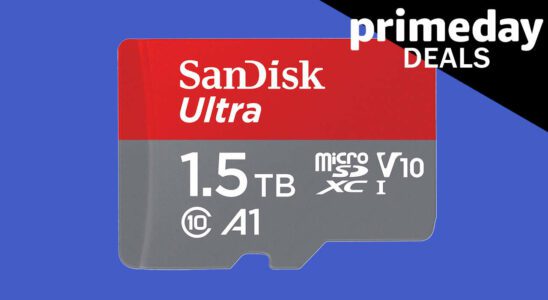 Offre de stockage Prime Day sur Steam Deck - La carte microSD SanDisk 1,5 To est à plus de 65 $ de réduction
