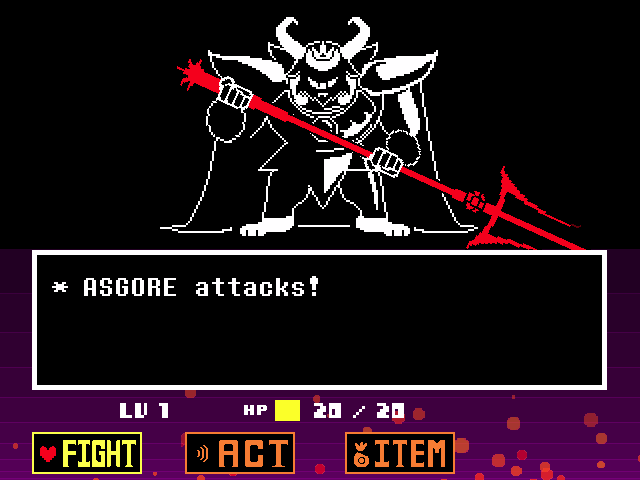 attaque d'Asgore