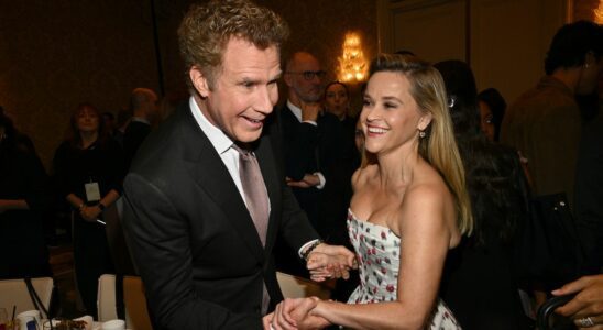 Will Ferrell and Reese Witherspoon at the AFI Awards 2023 held at the Four Seasons Hotel Los Angeles At Beverly Hills on January 12, 2024 in Los Angeles, California.