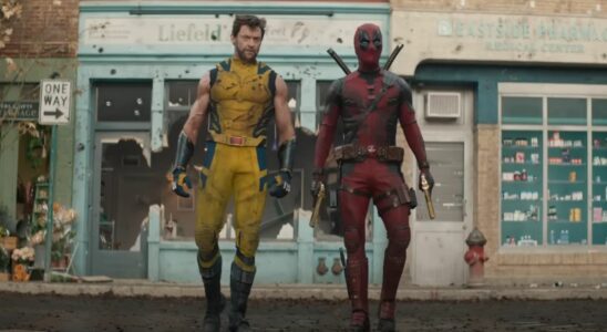 Hugh Jackman as Wolverine and Ryan Reynolds as Deadpool are shown in the trailer for Deadpool & Wolverine.
