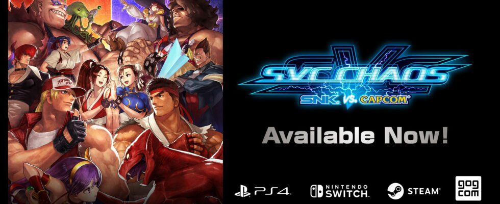 SNK vs. Capcom : SVC CHAOS annoncé pour PS4, Switch et PC