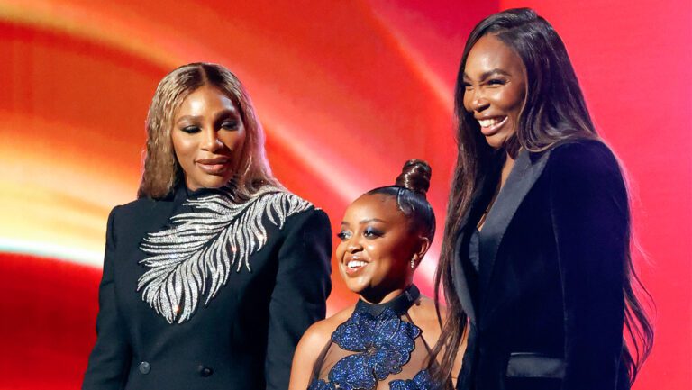 Serena Williams, Quinta Brunson and Venus Williams at the 2024 ESPY Awards.