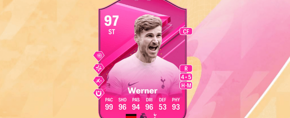 An image of Timo Werner FUTTIES SBC solutions in EA FC 24