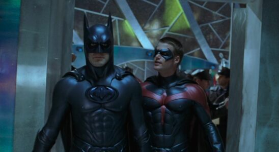 George Clooney as Batman and Chris O