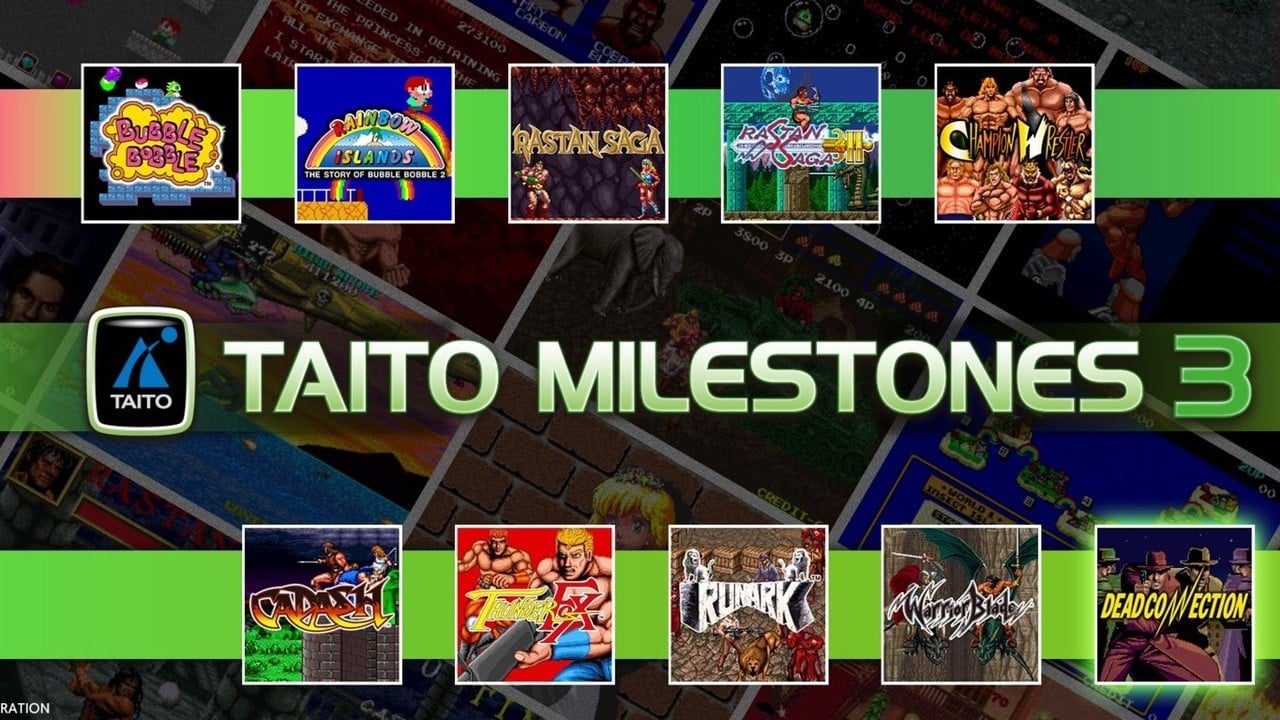 Taito Milestones 3 pour Switch se verrouille dans la version japonaise, voici les 10 jeux inclus
