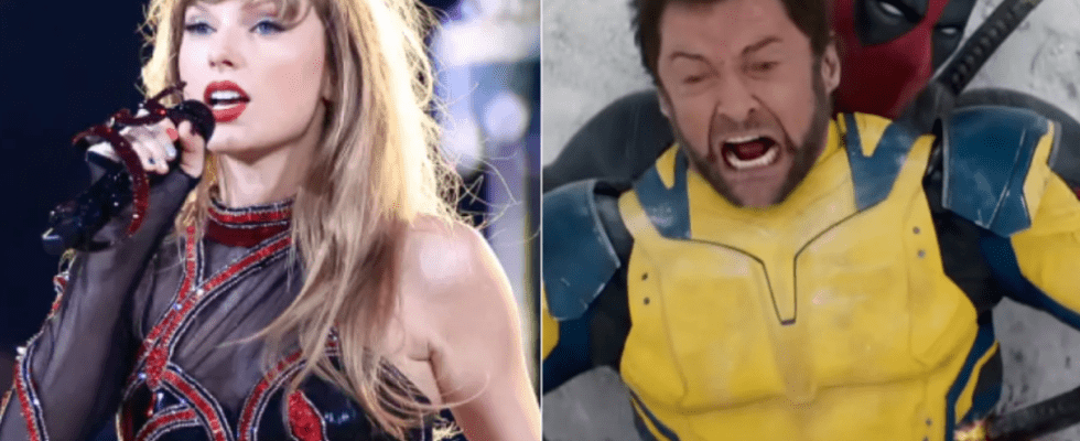 Taylor Swift qualifie « Deadpool & Wolverine » d'« incroyablement géniaux » et de « sandwich aux abdos » : « Dédicace à Wade Wilson, alias le donneur de sperme de My Godkids ! » Plus de Variety Les plus populaires À lire absolument Inscrivez-vous aux newsletters de Variety Plus de nos marques