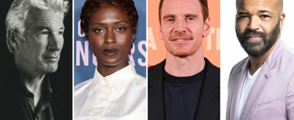 Richard Gere, Jodie Turner-Smith, Michael Fassbender, and Jeffrey Wright