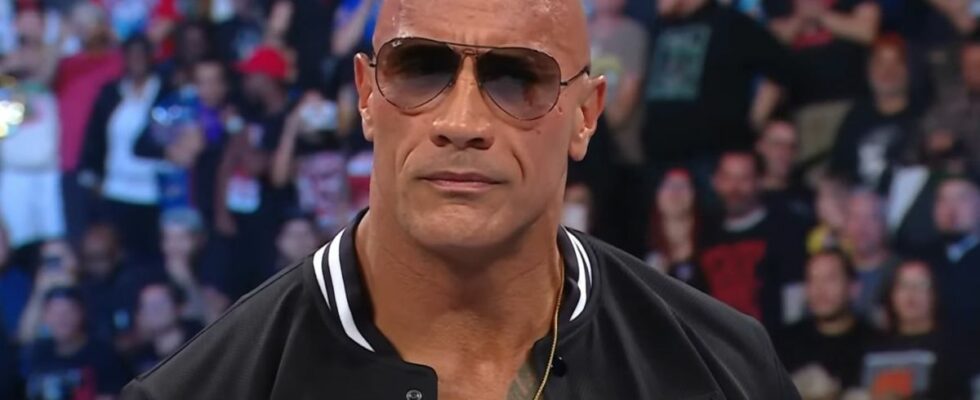 Dwayne Johnson in the WWE