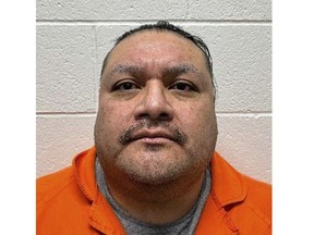 Cette photo du 18 avril 2024, publiée par le Département des services correctionnels de l'Utah, montre le détenu dans le couloir de la mort Taberon Dave Honie, qui a été reconnu coupable de meurtre aggravé pour avoir poignardé brutalement la mère de sa petite amie.