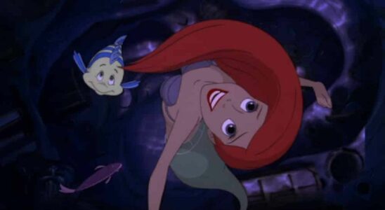 Ariel and Flounder in The Little Mermaid.