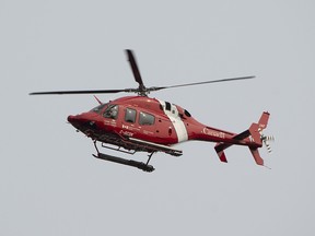 Un hélicoptère de la Garde côtière canadienne