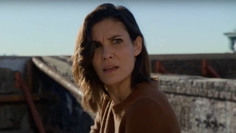 Daniela Ruah looking perplexed as Kensi Blye in NCIS: Los Angeles