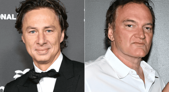 Zach Braff déclare que Quentin Tarantino a plaisanté en disant « Tu m'as volé mon putain de Grammy ! » après que « Garden State » a battu « Kill Bill » pour la meilleure bande originale : « Puis il m'a fait un gros câlin » Plus de Variety Les plus populaires À lire absolument Inscrivez-vous aux newsletters de Variety Plus de nos marques