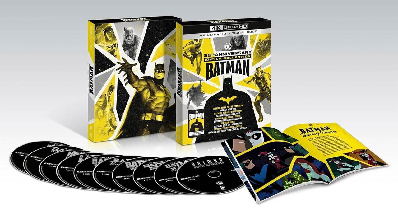 Collection Batman 85e anniversaire sur Blu-ray 4K