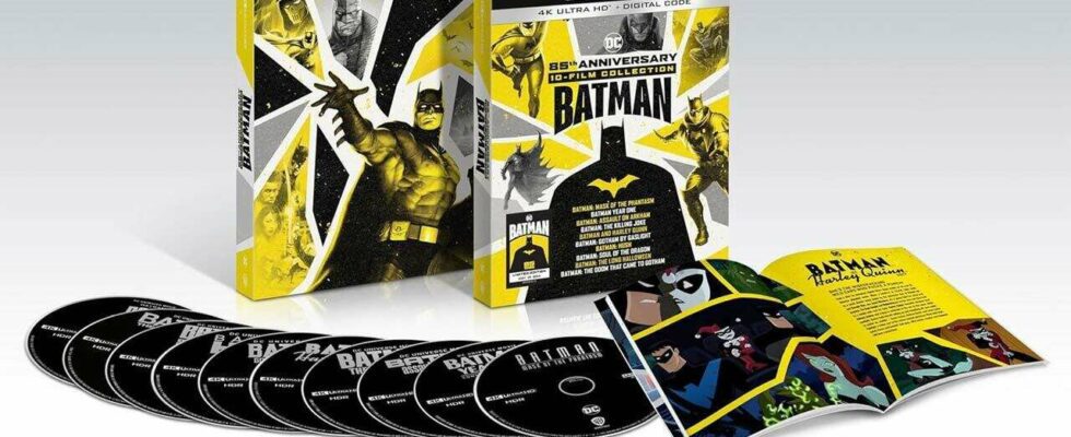 Les précommandes de la collection Batman 85e anniversaire sont ouvertes, avec 10 films d'animation sur Blu-Ray 4K
