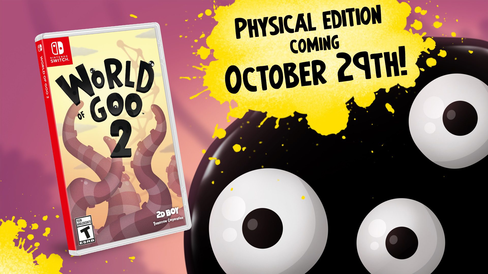 La sortie physique de World of Goo 2 sur Switch est confirmée
