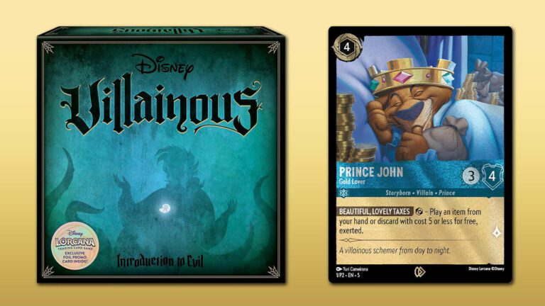 Obtenez une carte promotionnelle rare Disney Lorcana avec le jeu de société Villainous jusqu'à épuisement des stocks
