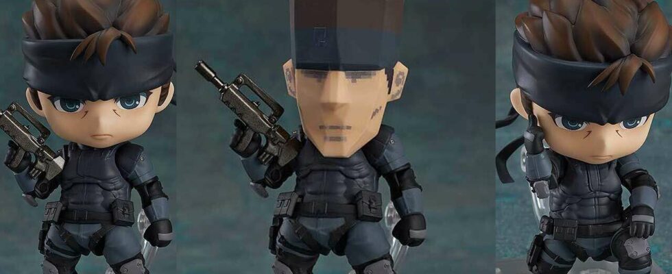 Les précommandes de Nendoroid de Metal Gear Solid sont réapprovisionnées sur Amazon - Snake Low Poly et Raiden nu