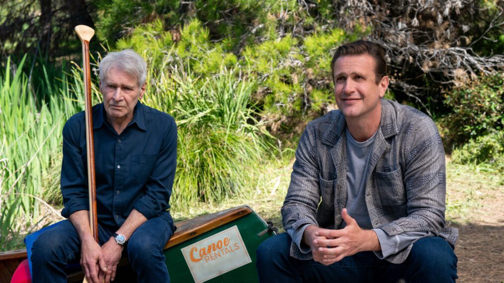 Harrison Ford as Paul and Jason Segel as Jimmy in 