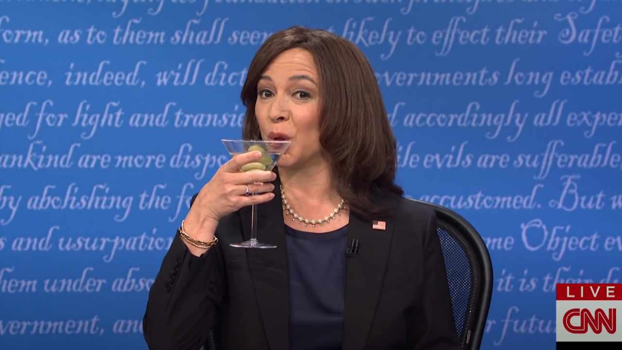 Maya Rudolph dans le rôle de Kamala Harris dans Saturday Night Live.