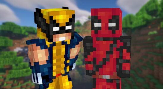 Les skins Deadpool et Wolverine de Minecraft offrent au duo Marvel une nouvelle version voxel