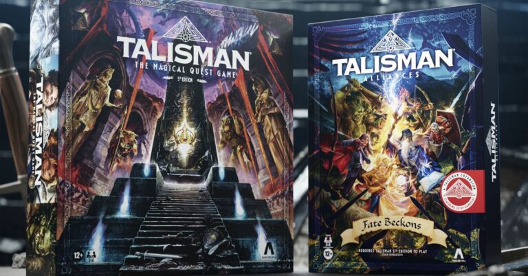 La 5e édition de Talisman est bien, je suppose, regardez d'abord la vidéo explicative
