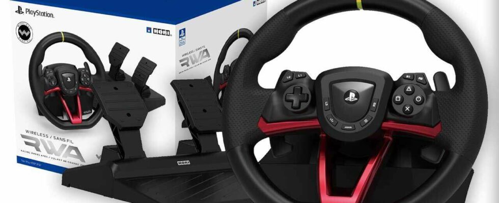 La PS5 se dote d'un volant de course sans fil sous licence officielle