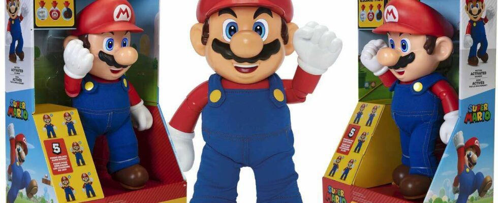 La poupée parlante Super Mario avec plus de 30 effets sonores est à plus de 50 % de réduction sur Amazon