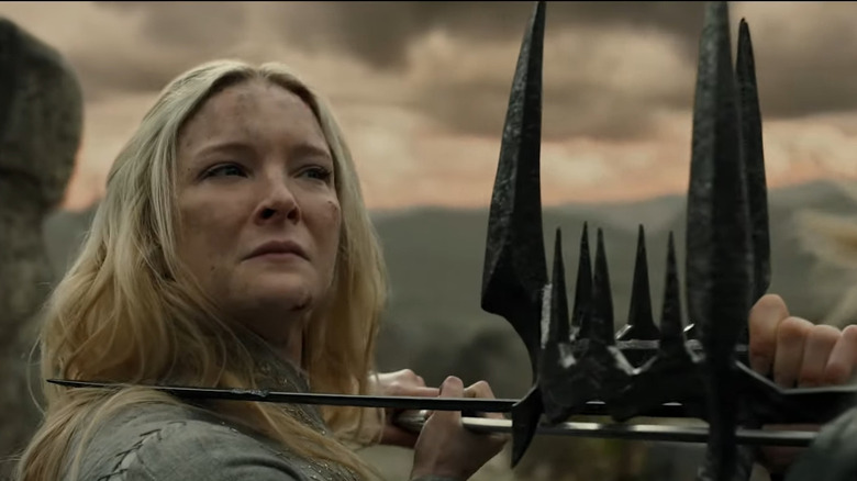 Galadriel affronte Sauron en duel, Les Anneaux de Pouvoir