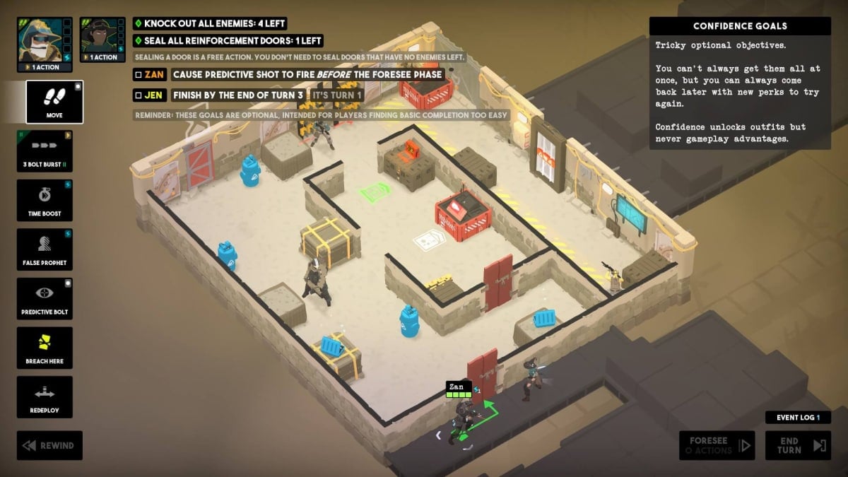 Un aperçu du gameplay de Tactical Breach Wizards.