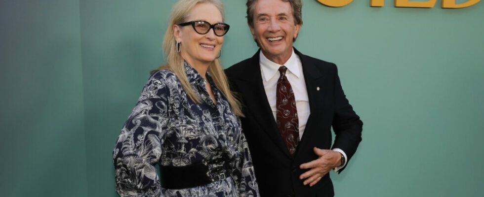 Meryl Streep and Martin Short attend the Season 4 premiere of Hulu