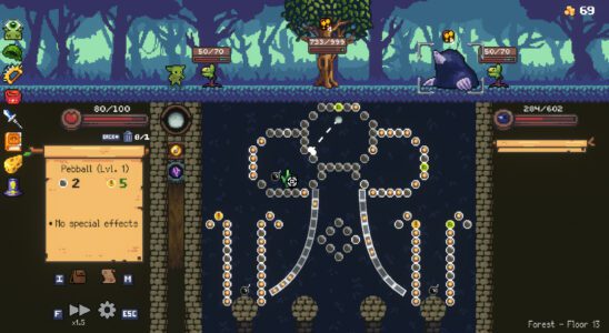 Le jeu de pachinko roguelike Peglin arrive sur Switch, disponible aujourd'hui