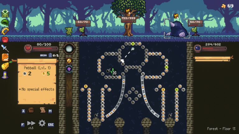 Le jeu de pachinko roguelike Peglin arrive sur Switch, disponible aujourd'hui
