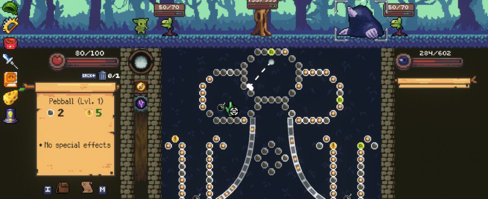 Le jeu de pachinko roguelike Peglin arrive sur Switch, disponible aujourd'hui