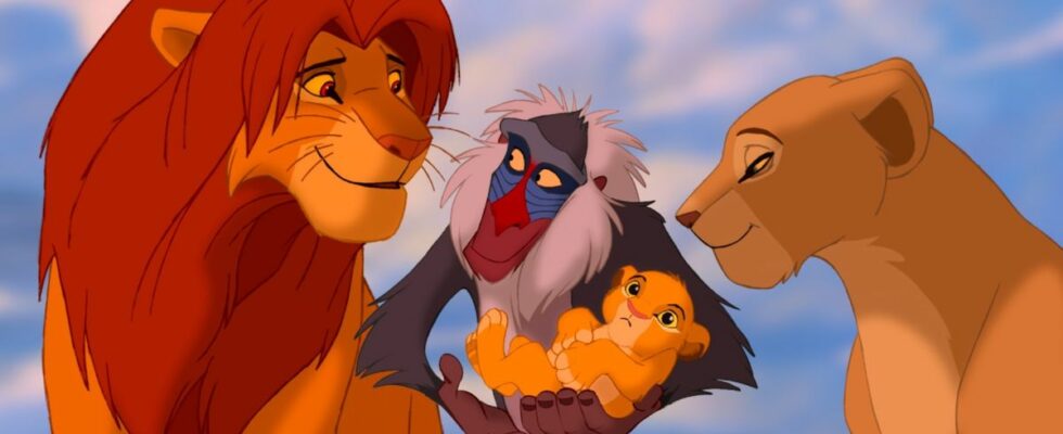 The main characters in The Lion King.