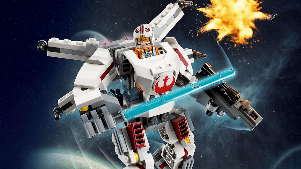 Cet ensemble Lego Star Wars à 16 $ transforme le X-Wing de Luke Skywalker en robot
