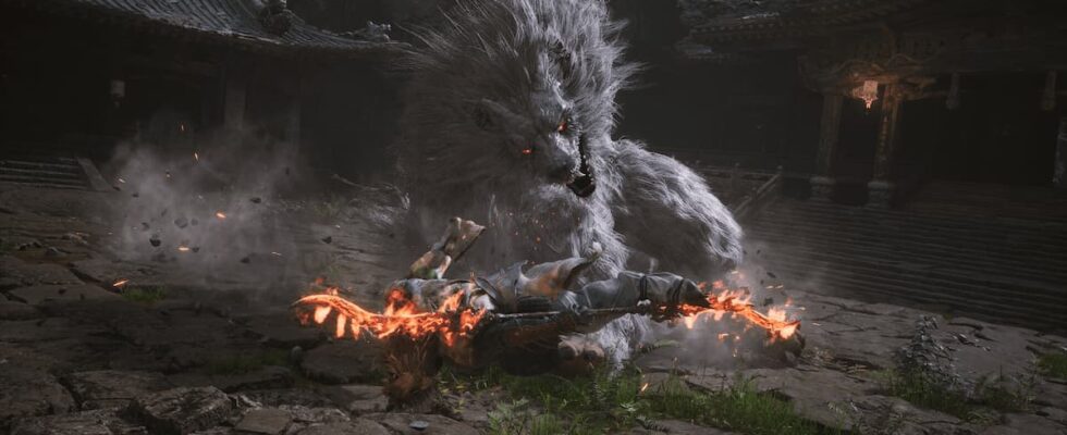 Black Myth Wukong Wolf Demon Fight (1)