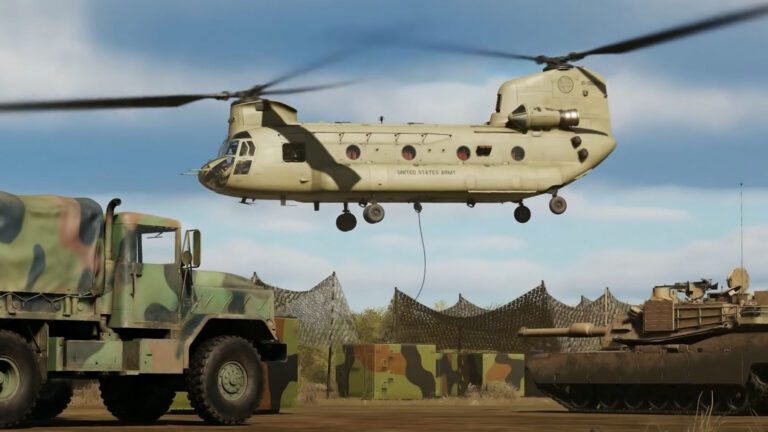 DCS World lance l'emblématique hélicoptère Boeing CH-47F Chinook
