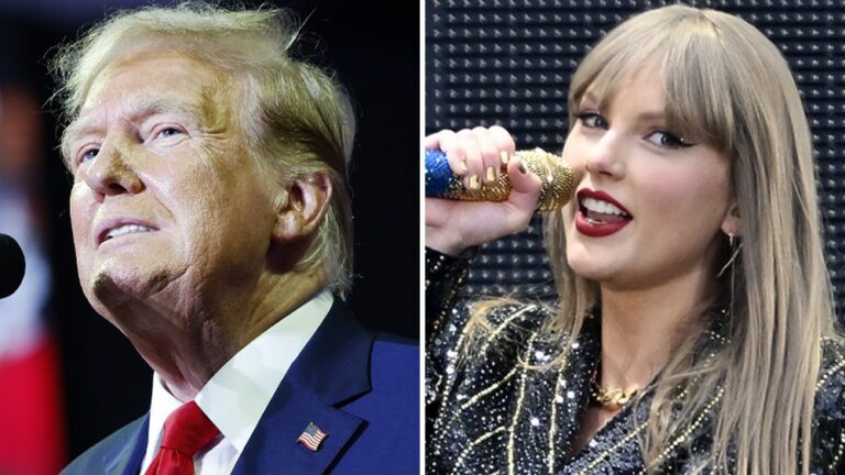 Donald Trump affirme à tort que Taylor Swift l'a soutenu en publiant des images d'IA : « J'accepte » Plus de Variety Les plus populaires À lire absolument Inscrivez-vous aux newsletters de Variety Plus de nos marques
	
	
