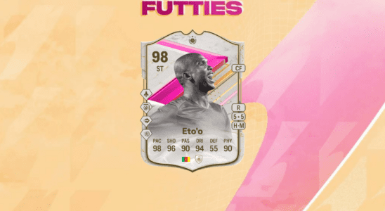 An image of Eto'o FUTTIES Icon SBC solutions in EA FC 24