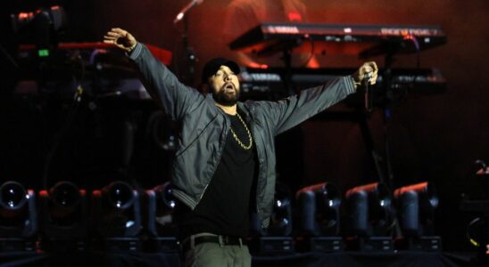 Eminem interprète « Houdini » et « Lose Yourself » lors du match de boxe Crawford contre Madrimov au stade BMO de Los Angeles Plus de Variety Les plus populaires À lire absolument Inscrivez-vous aux bulletins d'information de Variety Plus de nos marques