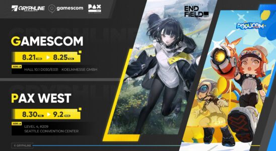 GRYPHLINE annonce la programmation de la Gamescom 2024 et de la PAX West 2024