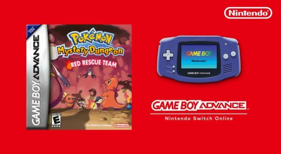 Game Boy Advance – Nintendo Switch Online ajoute Pokémon Mystery Dungeon : Red Rescue Team le 9 août